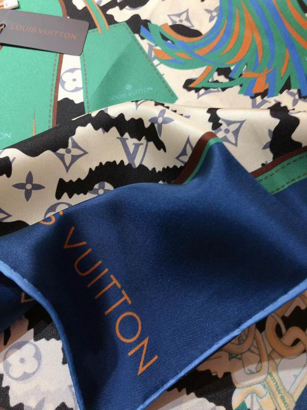 LV silk scarf 90X90cm E34 (6)